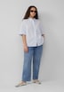 Oversize-Bluse aus Baumwolle-Popeline