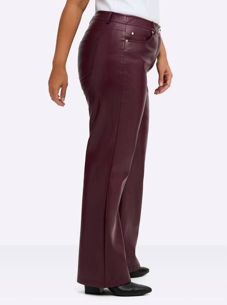 Lederimitat-Hose Uni