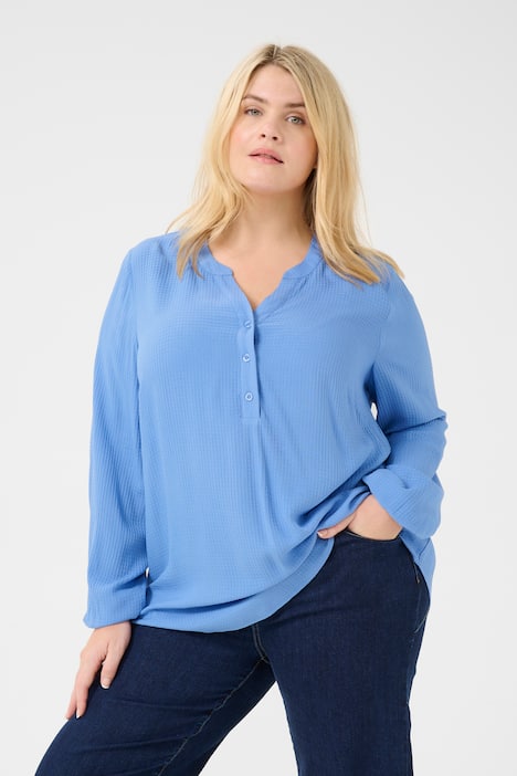 Langarm-Bluse Regular fit