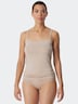 Schiesser Damen Tanktop 2-Pack Modal Essentials - Modal Essentials sand