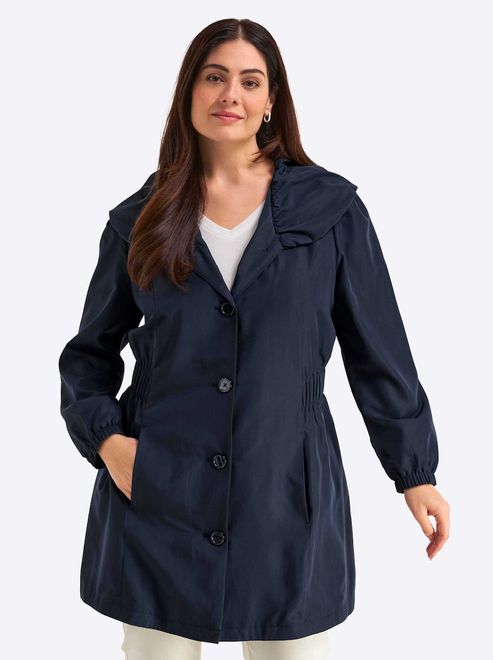 Jacke Langarm Schalkragen