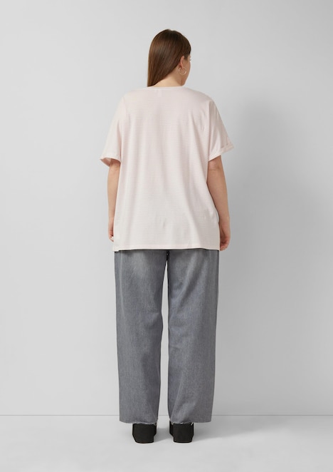 T-Shirt im Modalmix