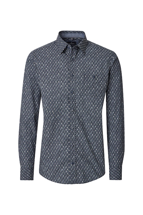 Freizeithemd Langarm Print Casual Fit