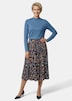 Geplooide rok met paisley-print