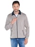 engbers Herren Sweatjacke meliert , Braunbeige