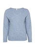 Weicher Pullover mit Rippstruktur