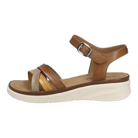 Damen Sandale Sevran 02, cognac-multi