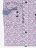 Herren Hemd langarm , Magenta