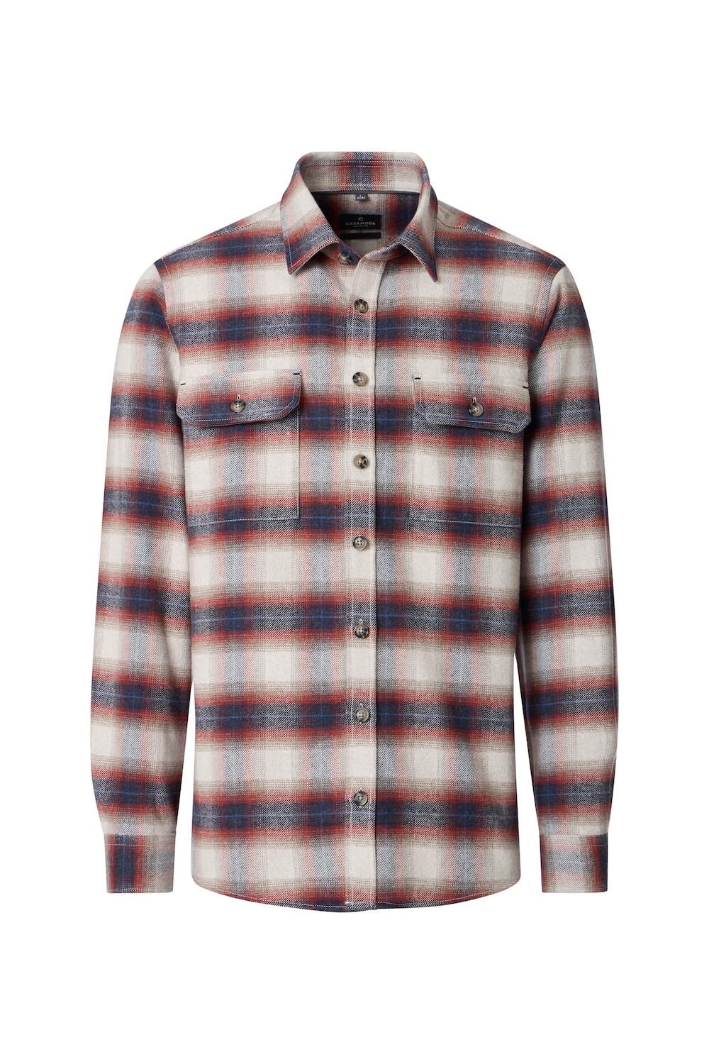 Hemdjacke kariert Casual Fit