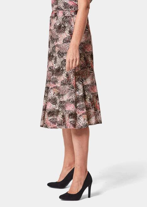 GOLDNER Gedessineerde rok Gedessineerde rok in een comfortabele mix van viscose en elastan