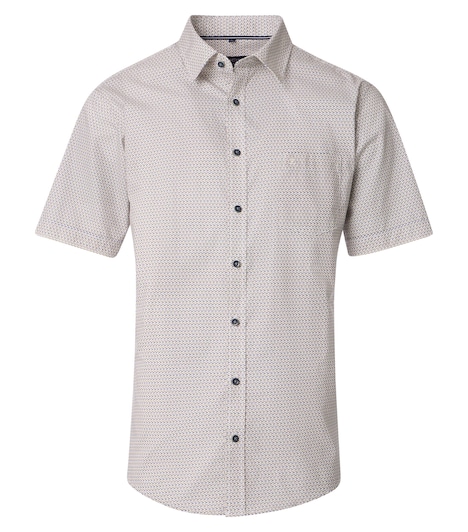 CASAMODA Freizeithemd Kurzarm Print Casual Fit
