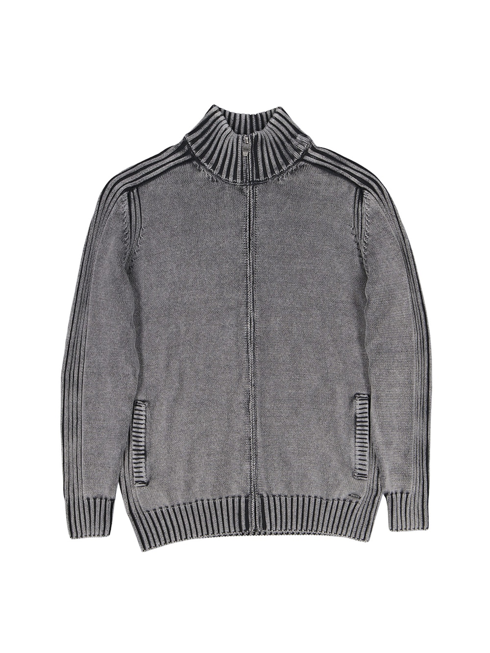Herren Modische Strickjacke , Dunkelgrau
