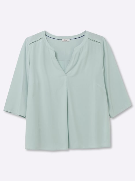 Tunika 3/4-Arm Ohne Kragen