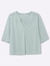 Tunika 3/4-Arm Ohne Kragen