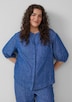 Relaxed-Fit-Bluse aus Leinenmix mit Raff-Details