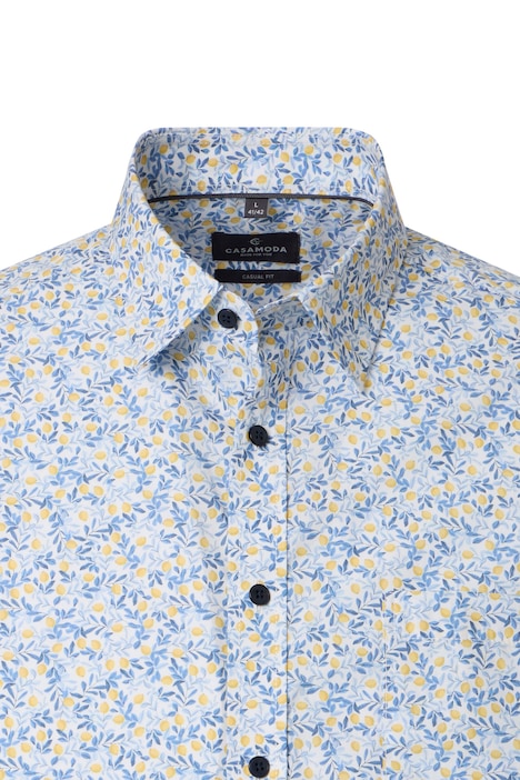 Freizeithemd Kurzarm Print Comfort Fit