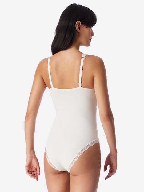 Schiesser Damen Body Unique Cotton off-white