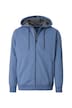 Sweatjacke mit Kapuze uni
