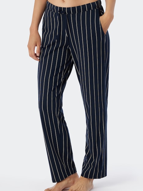 Schiesser Damen Pyjama Mix & Relax lang - Mix & Relax lang multicolor 1