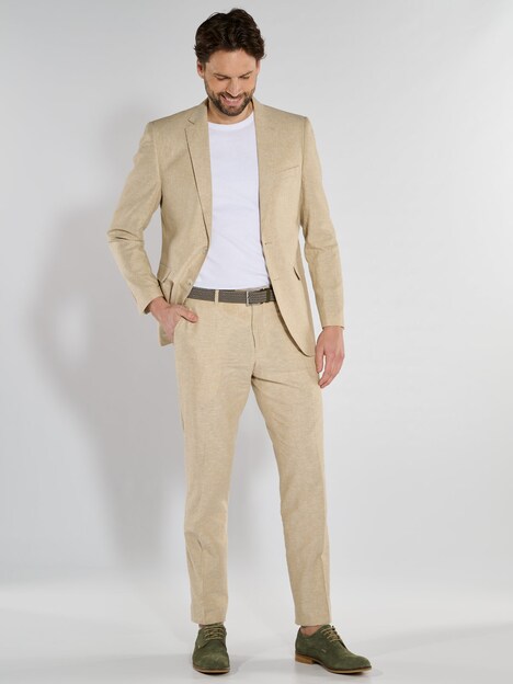 Herren Anzug-Sakko slim fit , Beige