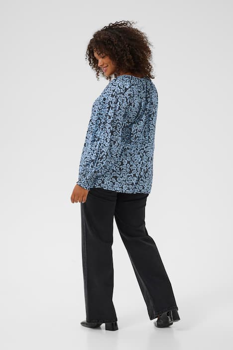 Langarm-Bluse Regular fit