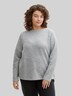 Soft-Touch Sweatshirt mit Knopfdetails