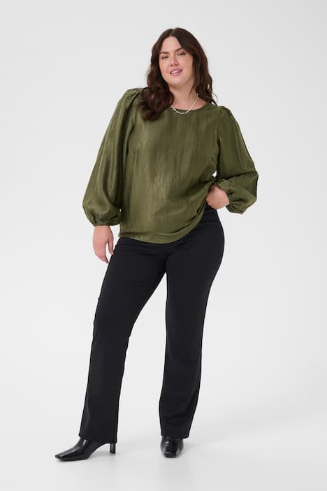 Langarm-Bluse Regular fit