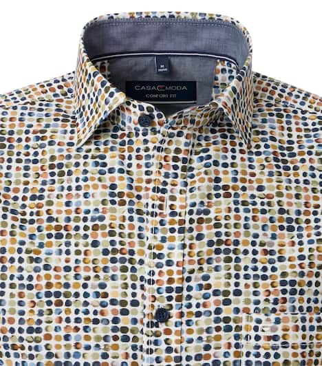 Freizeithemd Print Comfort Fit