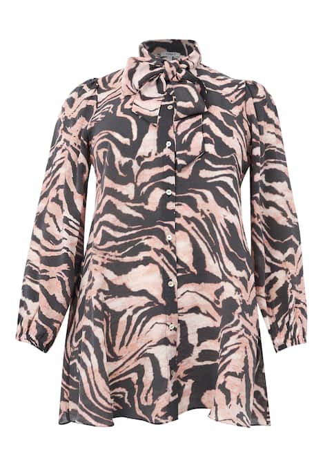 Bluse mit Druck