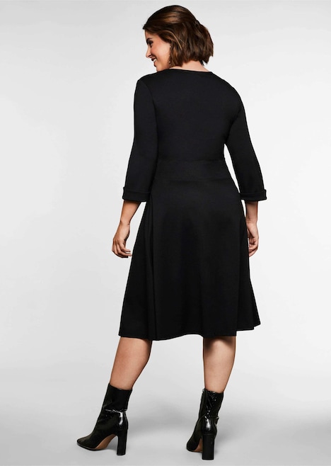 Cocktailkleid 3/4-Arm Uni