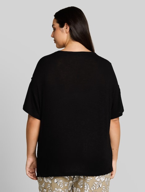 T-Shirt mit Turn-Up-Funktion