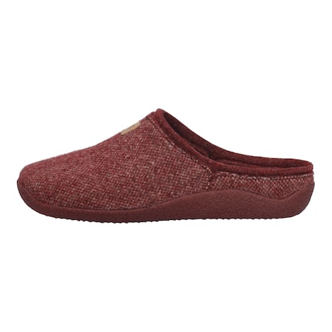 Damen Hausschuh Vinny 01, bordeaux-kombi