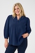 Langarm-Bluse Regular fit