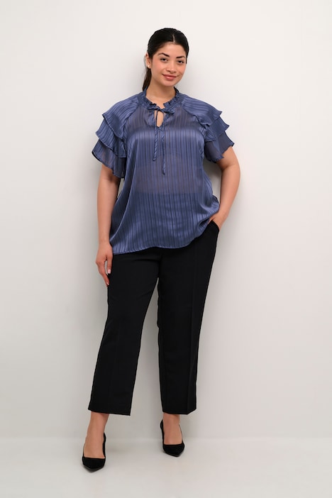 Kurzarm-Bluse Regular fit