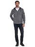 engbers Herren Sweatjacke mit Kapuze , Saphirblau