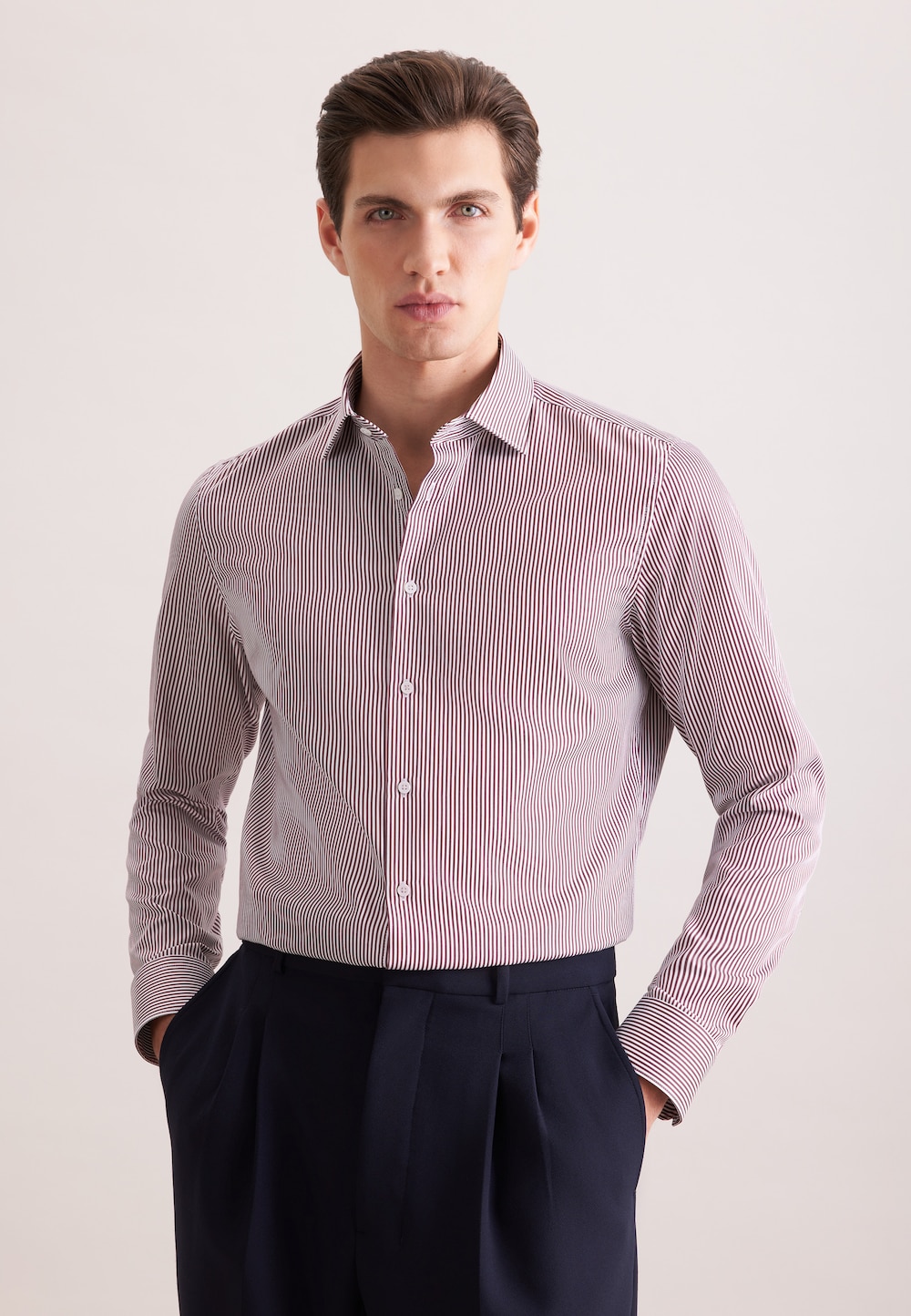 Herren Business Hemd - Gestreift