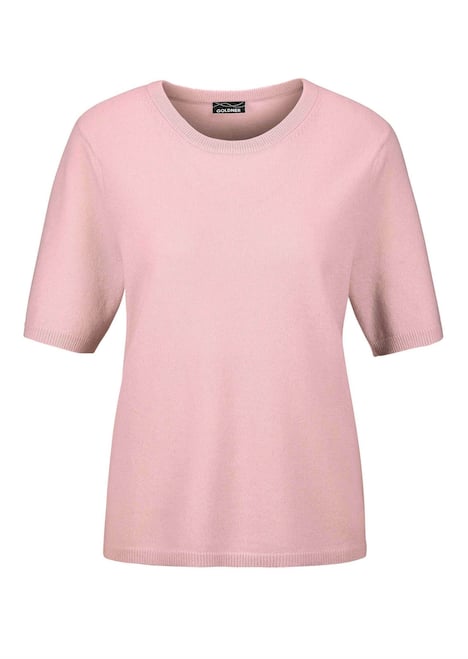 GOLDNER Pullover van kasjmier met ronde hals Pullover van kasjmier met korte mouwen en ronde hals