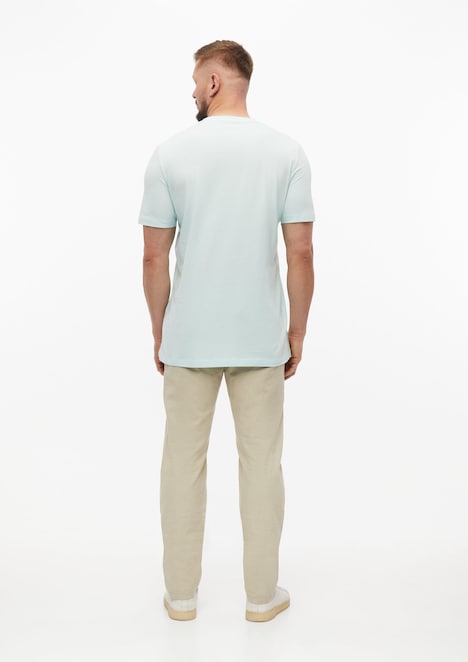 Baumwoll-T-Shirt mit Logo-Print