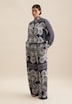 Damen Hose - Tuchprint