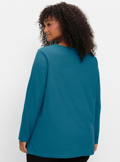 Langarmshirt Langarm Uni