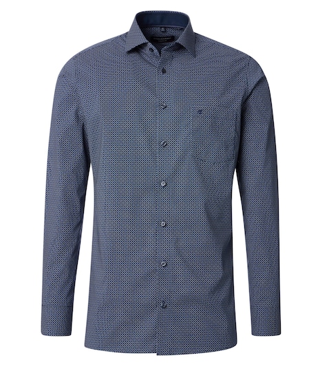 Businesshemd Print Modern Fit