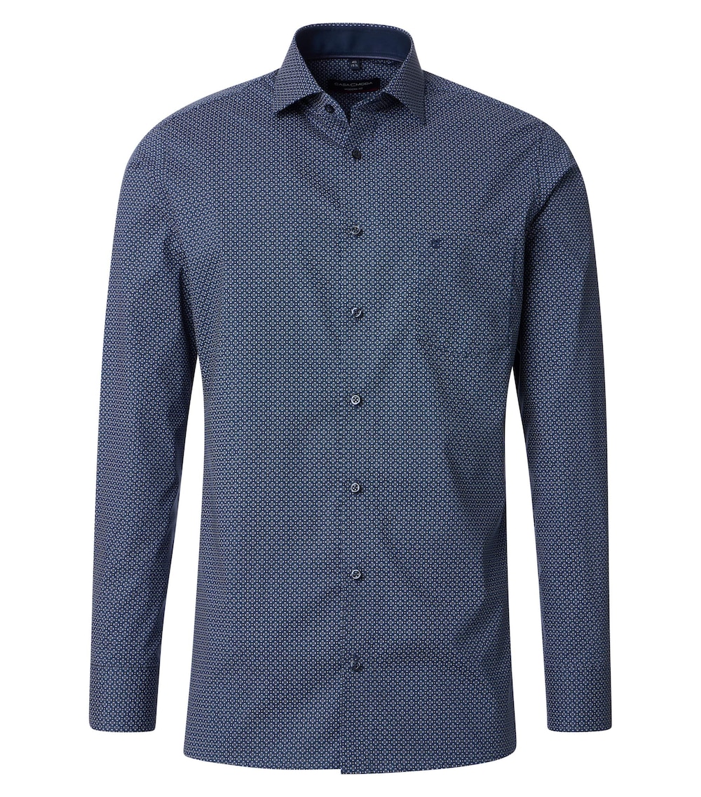 Businesshemd Print Modern Fit
