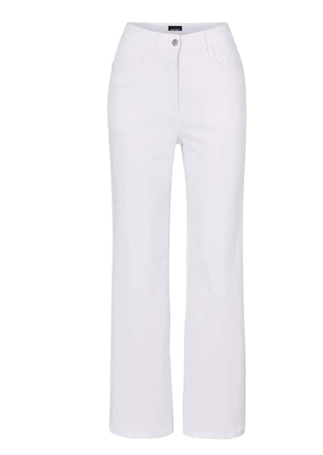 Klassische Denimhose, dezente Waschung