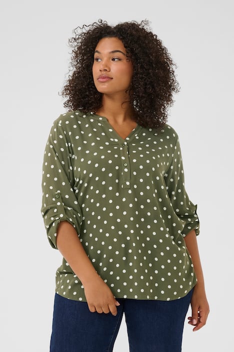 Langarm-Bluse Regular fit