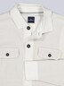 Herren Overshirt regular , Silbergrau