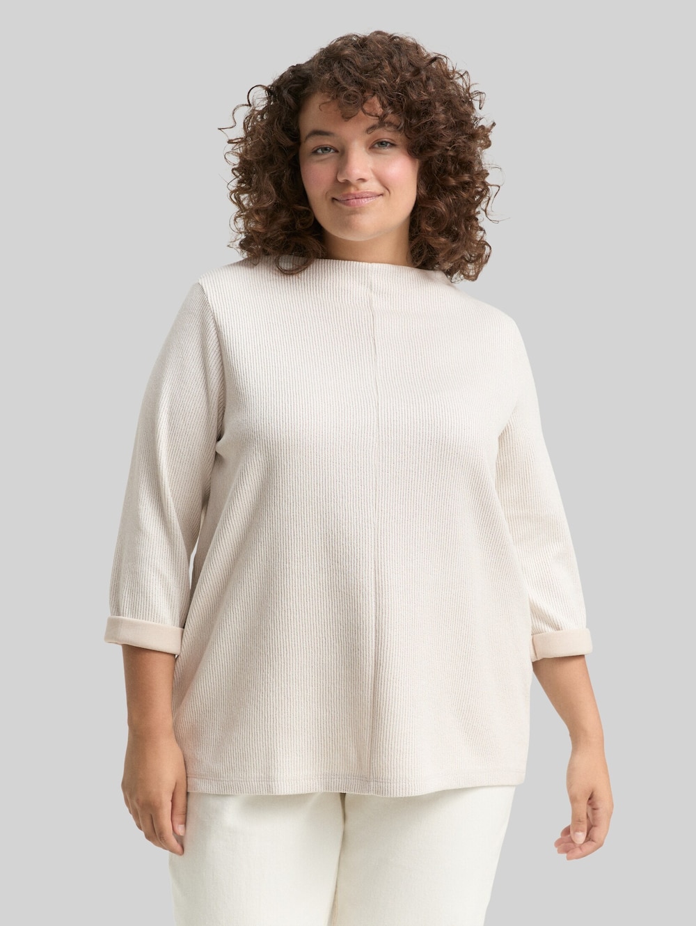 Sweatshirt mit Stehkragen