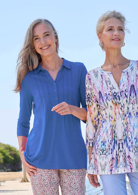 Elegantes Blusenshirt mit Biesen