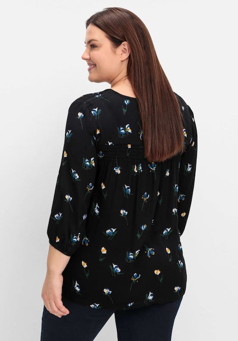 Tunika 3/4-Arm Mehrfarbig