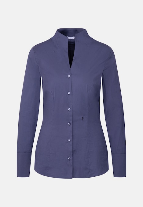 Damen Kelchkragenbluse - Uni