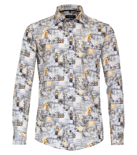 Freizeithemd Print Casual Fit